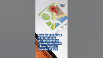 Google Faces Lawsuit after Man Drives Off Collapsed Bridge After GPS #shorts