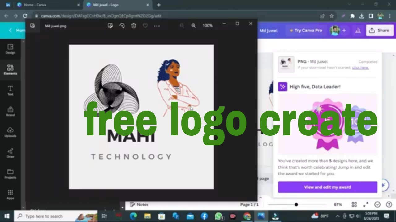 How To Create An Amazing Logo For Your Business For Free Using Canva ...