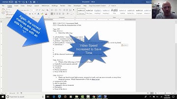 Using MS Word and Respondus to Create a Test Pool for Blackboard