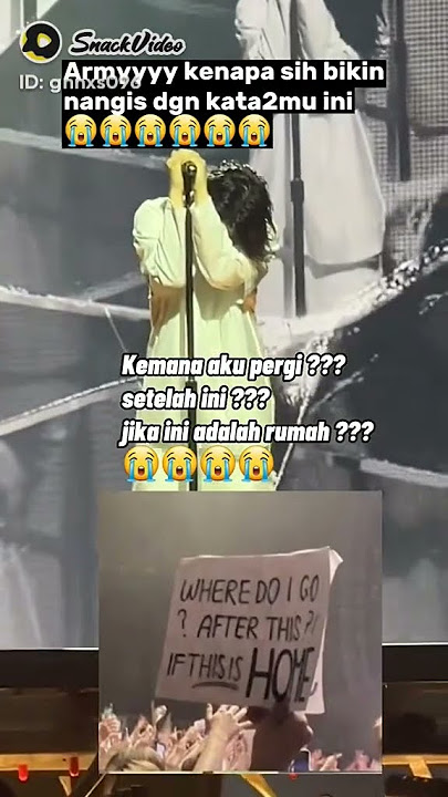 Kata-kata Army Menyentuh Banget 😭💜 || Ini Waktu Suga Konser Dimana?