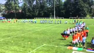 cérémonie d'ouverture mondialito U13 sous un air de ligue des champ...