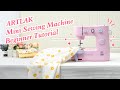 How to operate artlak mini sewing machine  tutorial for beginners