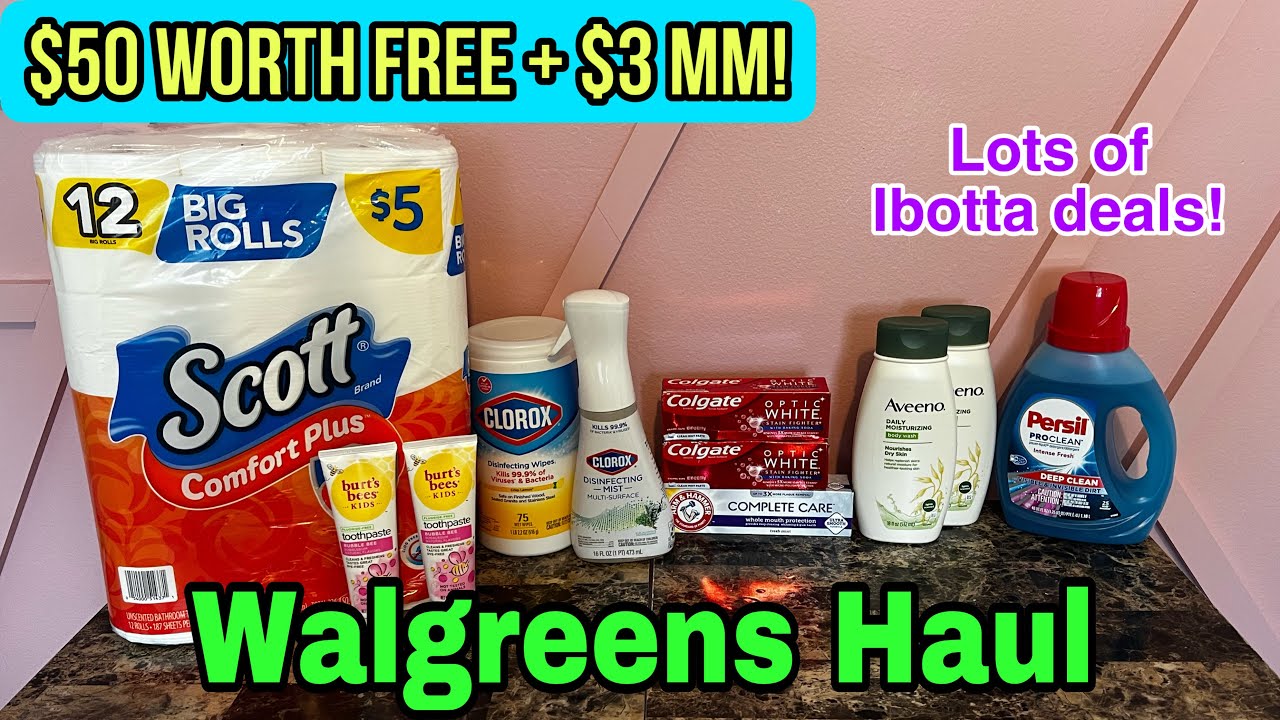 Walgreens Haul - $50 Worth for FREE+ $3 MM! 9/4-10/22