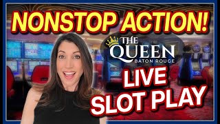 I Couldn’t Stop WINNING ? LIVE SLOT PLAY ? at The Queen Baton Rouge Casino sponsored