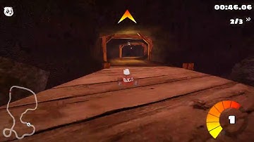 SuperTuxKart 1.0 - The Old Mine in 1:36.921