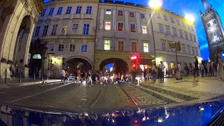 Prague By Night Staré Město - Vinohrady 4K