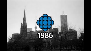 CBC (Canadian Broadcasting Corporation) Commercials/Ads/Promo (1986)
