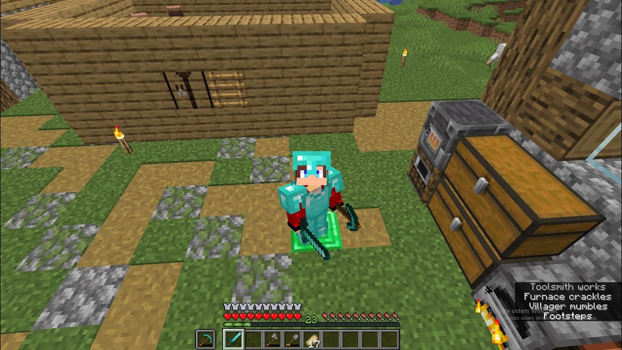 Full Diamond Armor. Minecraft Survival Ep.7 - YouTube