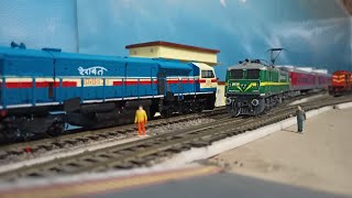 Wag9 in Action ● Hauling Lhb rakes in different speed ● Arrive & Depart