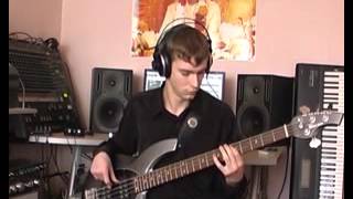 Video thumbnail of "Bessame mucho bass cover"