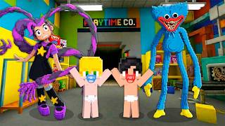 Fui ADOTADO pela FAMILIA do POPPY PLAYTIME 5 no Minecraft!