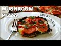 Portobello Mushroom Pizza in 15 Minutes - Quick & Low Carb