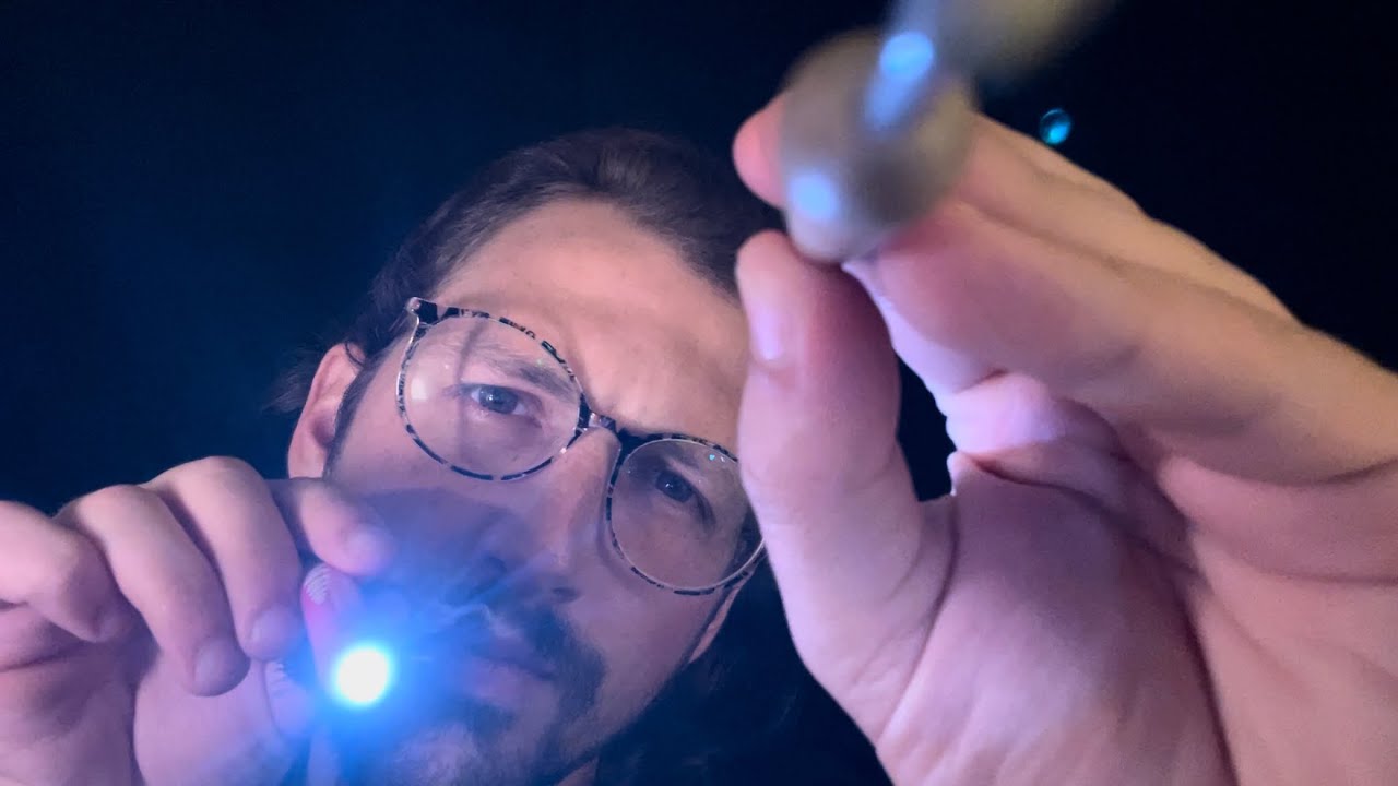 ASMR Tapping On & Shining a Light On Your Face Roleplay (Full Version)