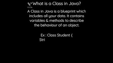 What is Class in Java? | Java Interview Questions and Answers