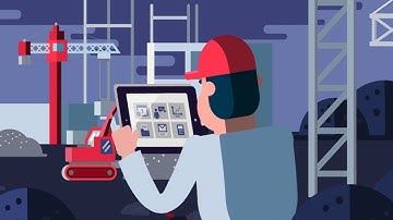 Archdesk SaaS service for construction companies | 2D video explainer video by Craftoon