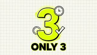 How to Master Your Time and Focus (The "Rule of Three" System)