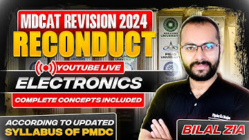 MDCAT Reconduct 2024 | Electronics | Revision Classes | Sindh | SZABMU | Physics