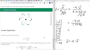 Complete the steps of a Two Mean Hypothesis Tests Dependent Samples   P Value Approach