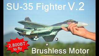 มาใหม่ ! เเรงกว่าเดิม SU-35 V.2 Fighter มอเตอร์บรัชเลส+ไฟ 2,800บ.T.081-0046515 iD:@thaiworldtoy