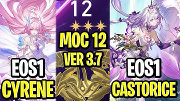 E0S1 Cyrene x E0S1 Castorice | Memory of Chaos Floor 12 3 Stars | Honkai: Star Rail 3.7
