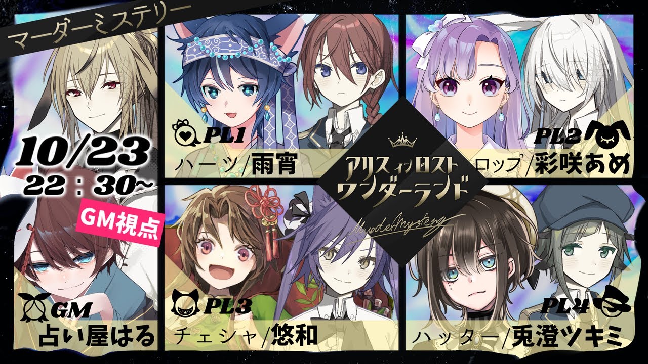 マダミス アリスインロストワンダーランド Gm視点 ネタバレ注意 Youtube