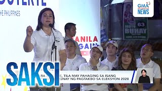 Vp Sara Duterte Tila May Pahaging Sa Isang Pagtitipon Kaugnay Ng Pagtakbo Sa Eleksyon 2028  Saksi