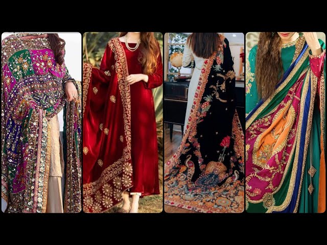 Plain Suit With Contrast Dupatta | Colour Combination For Suit And Dupatta  | Trending Fashion - YouTube | Fashion, Fashion trends, Women