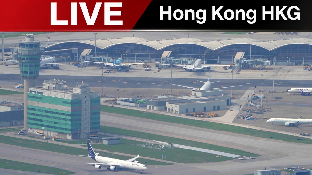 Hong Kong Airport Live Stream with Air Traffic Control