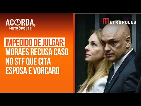 Moraes se afasta de relatoria sobre visitas da esposa e de Vorcaro ao Senado