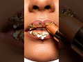 AI ASMR Gold Foil Lipstick Transformation #aiasmr #makeup #lipstick #relaxing #yt #satisfying #asmr