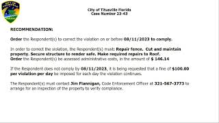 Code Enforcement Board — 7/10/2023 - 2:00 p.m.