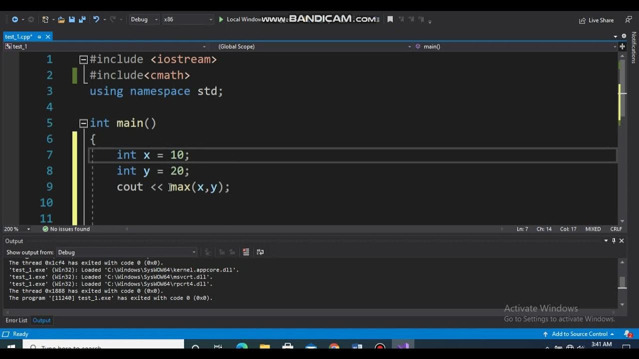 CMath in C++ in Urdu - YouTube