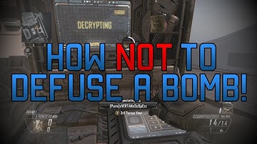 How NOT to defuse a bomb!