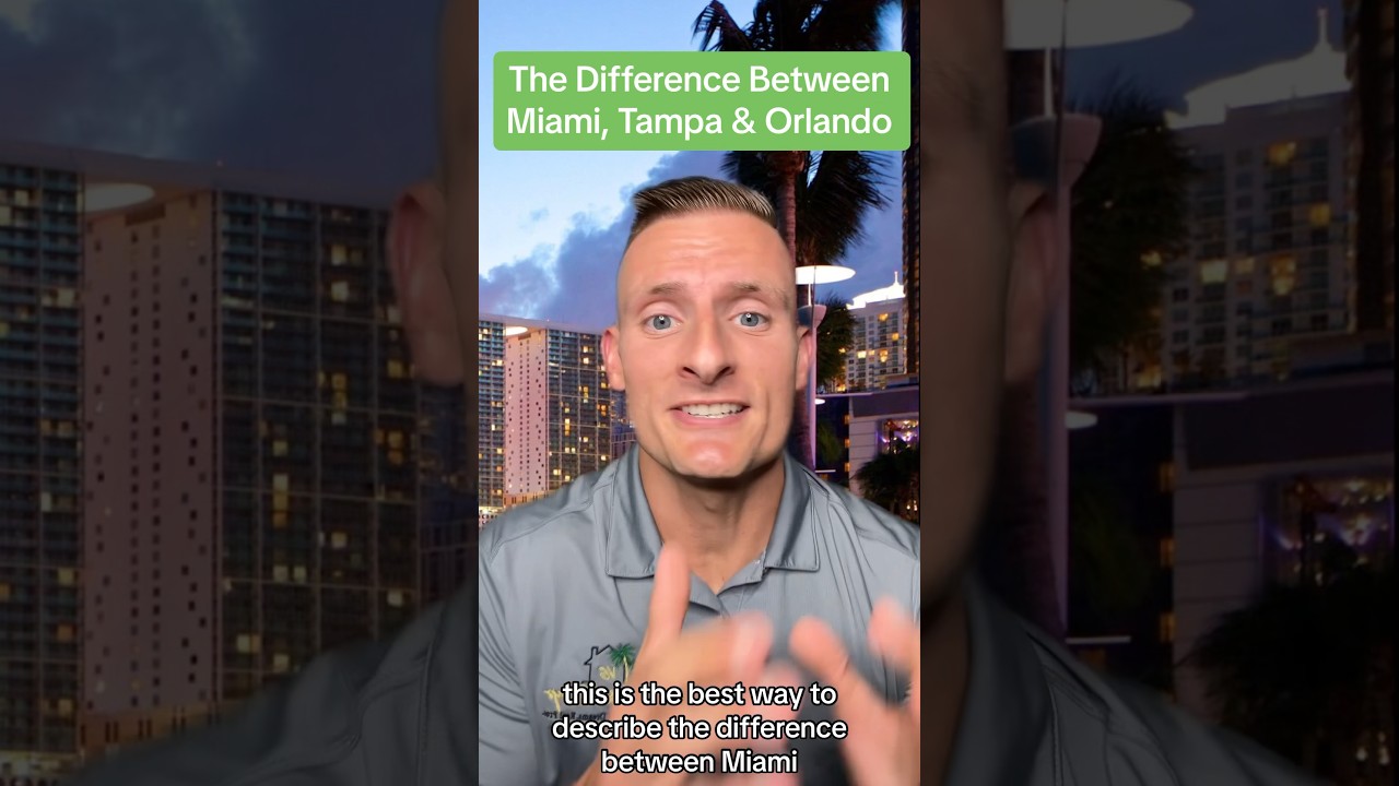 The Difference Between Miami, Orlando And Tampa