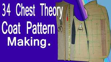 34 Chest theory Coat pattern making | 34 size chest theory coat pattern make @rmgpm16