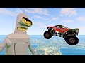 Bender cars and trucks high speed jump crashes  beamng drive total destruction