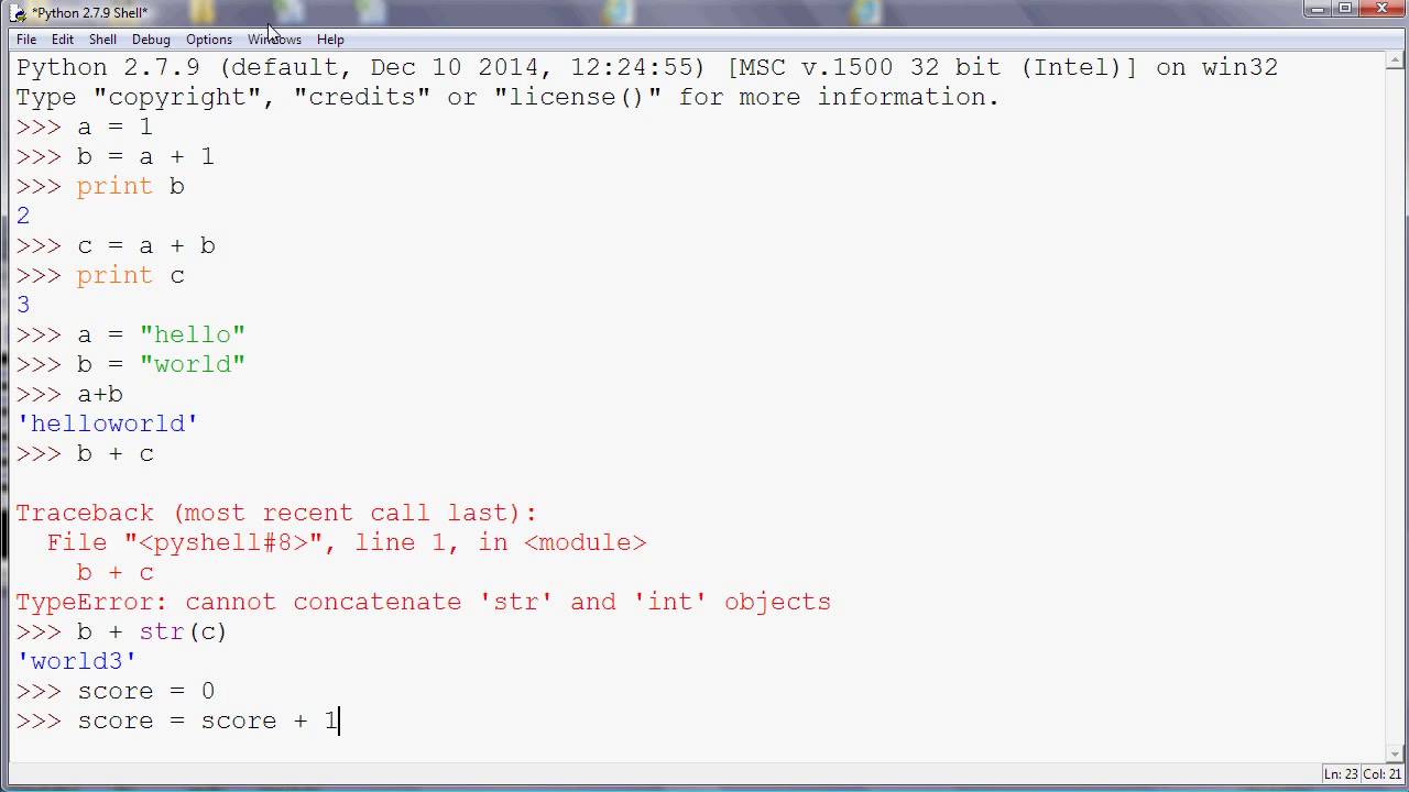 Performing Calculations With Variables In Python YouTube Performing Calculations With Variables In Python YouTube