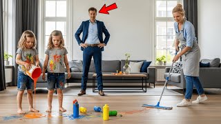 Geen Enkele Schoonmaakster Hield Het Een Week Uit Met De Tweeling Van De Rijke Man… Tot Zij Kwam