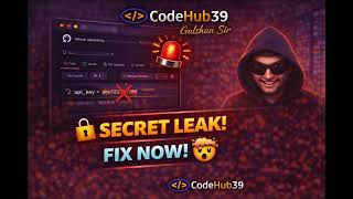 GitHub Leak 😱 Password Exposed — What DevOps Did Next! CodeHub39 #devops #security