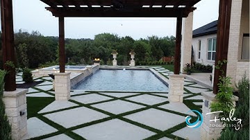 Spectacular Symmetrical Southlake Pool Fly By