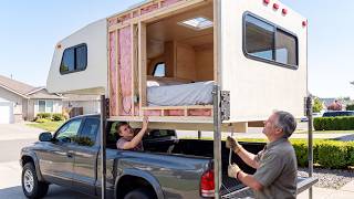 Father and Son Build a Truck Camper From Scratch for $12,000 | Start to Finish @TruckHomeSwitzerland