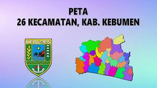 PETA KECAMATAN KABUPATEN KEBUMEN 2026
