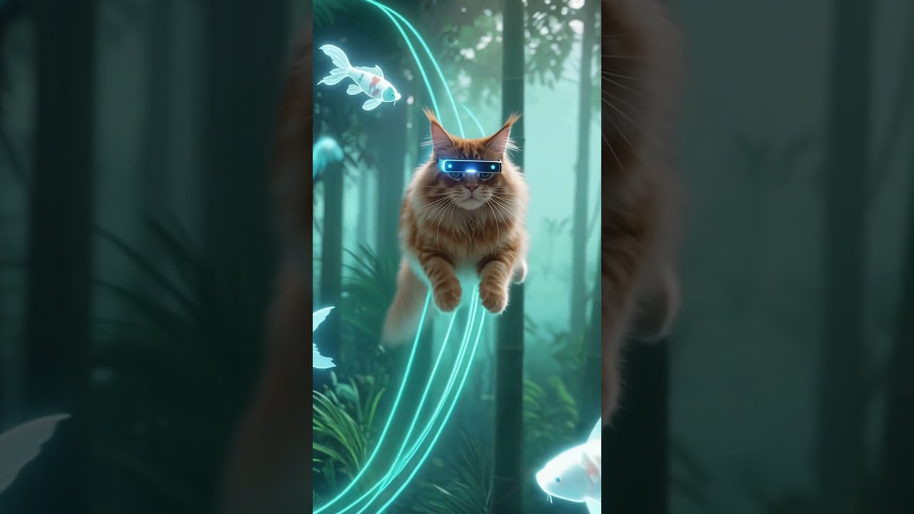 Future Kitty from 2125 🚀😺 | Cute Cat in Sci-Fi Mode 
