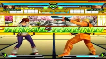 King of Fighters Maximum Impact 2: Regulation A  (Yuri Sakazaki) vs (Ryo Sakazaki)