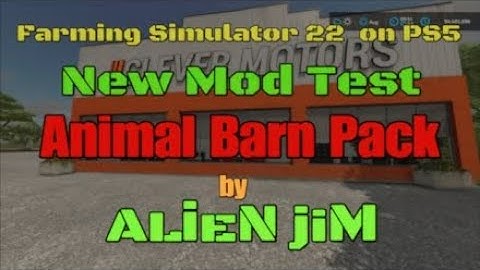 Animal Barn Pack  / New mod for all platforms for June 29 on FS22