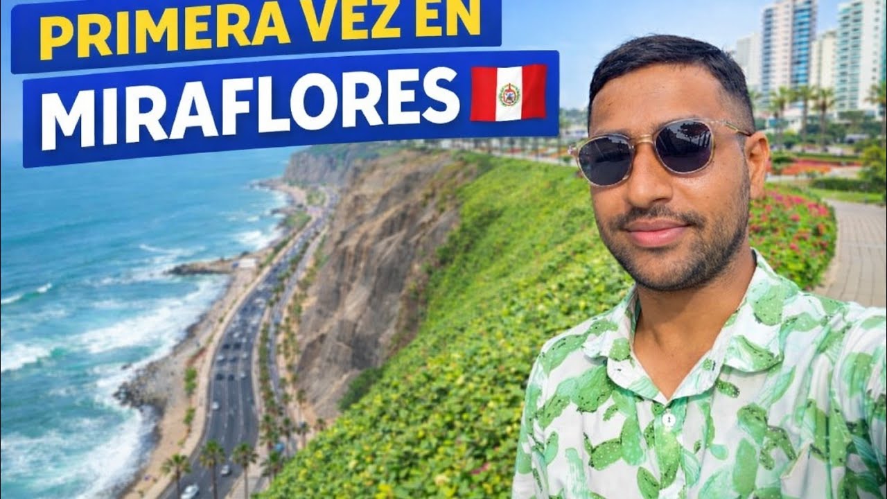 🇵🇰Extranjero Visita Miraflores Lima 🇵🇪 | Me Sorprendió la Belleza, Cultura y el Mar de Perú 🌊