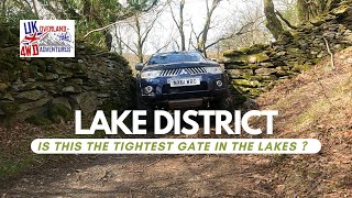 GREEN LANING UK - IS THIS THE TIGHTEST GATE IN THE LAKE DISRICT? #DEFENDER 110 #L200