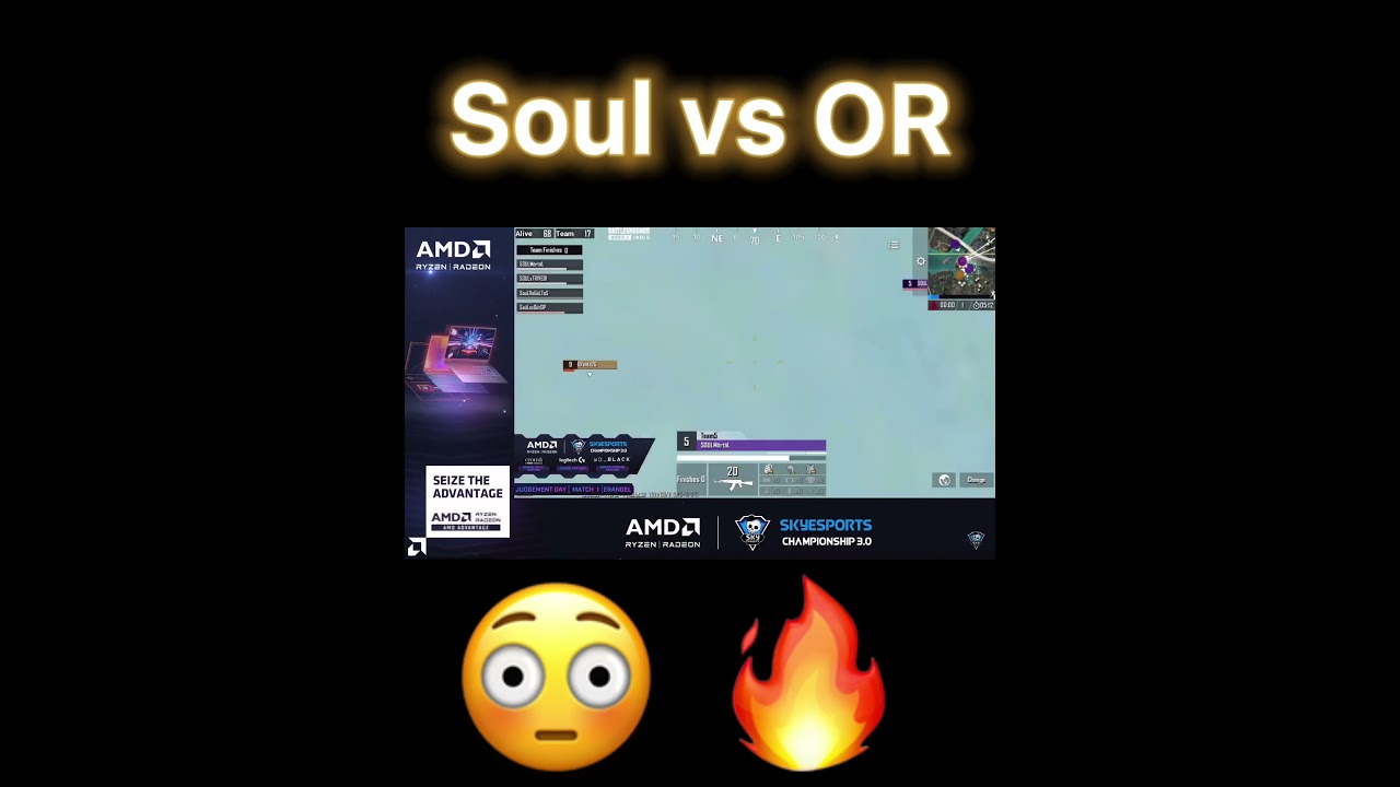🔥🔥Team Soul wiped Orange Rock | SOUL VS OR🇮🇳🇮🇳 Regaltos op flanker😳😳 