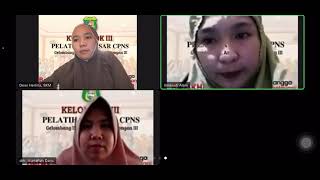 Zoom Meeting Kelompok 3 Kecil Materi Analisis Isu Kontemporer