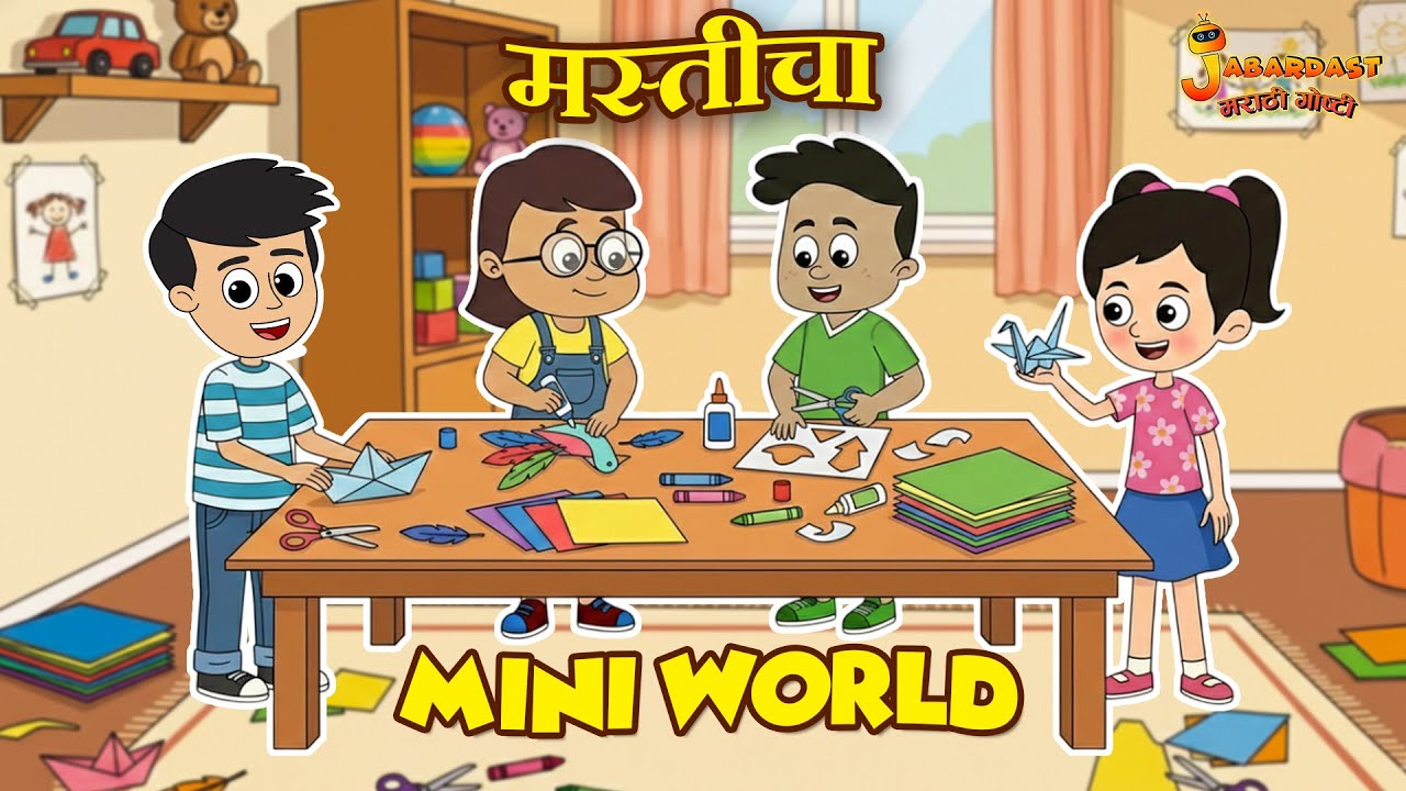 मस्तीचा Mini World | Cartoon Videos | Marathi Goshti | मराठी गोष्टी | Marathi Stories |Moral Stories